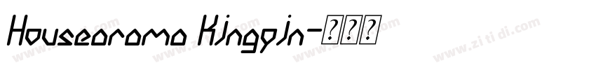 Housearama Kingpin字体转换